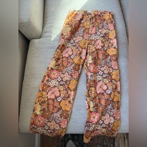 Billabong Floral Pants x The Salty Blonde